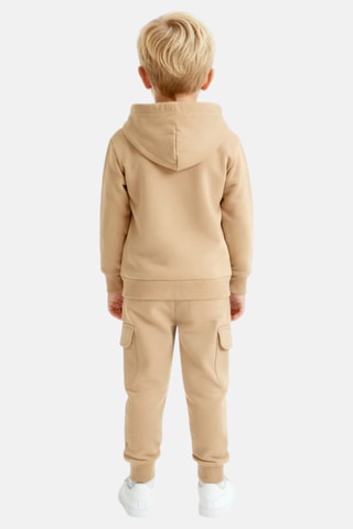 Sweat à capuche et pantalon - Beige