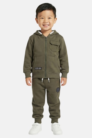 Sweat à capuche et jogging - Kaki