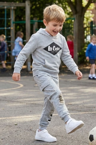 Sweater met Capuchon en Joggingbroek - Grijs