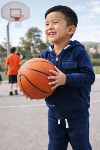Sweat à capuche et jogging - Bleu marine