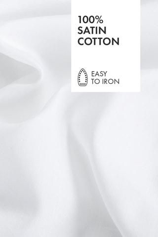 Federa cuscino alla francese in cotone 80 fili/cm² Uni 1 Baratta - Bianco