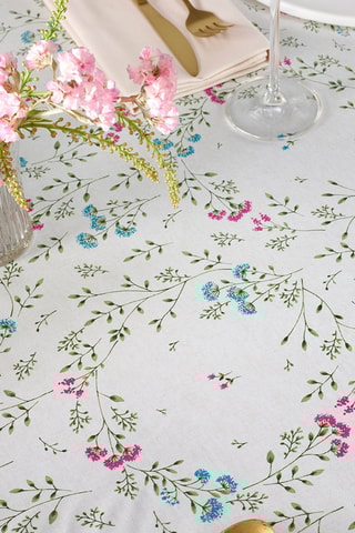 Toalha de mesa retangular - Esbranquiçado