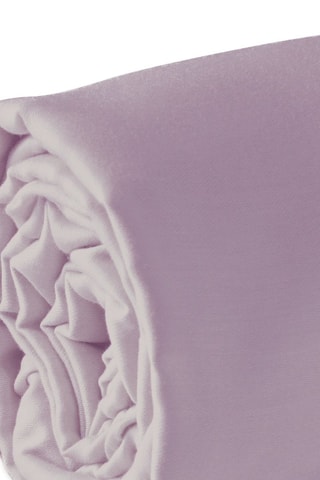 Lenzuolo sotto in raso di cotone 80 fili/cm² Uni - Viola