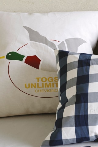 Federa in cotone 57 fili/cm² Togs - Taupe