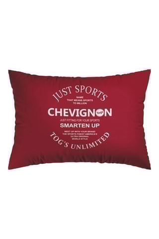 Federa in cotone 57 fili/cm² Just Sport - Rosso