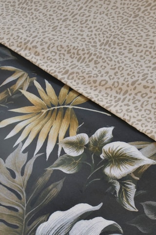 Parure copripiumino in raso di cotone 80 fili/cm² Esprit Jungle - Kaki