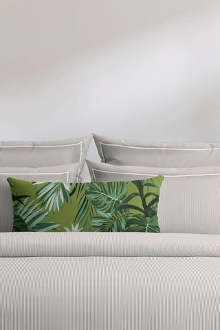 Parure copripiumino in percalle di cotone 80 fili/cm² Lyon - Taupe