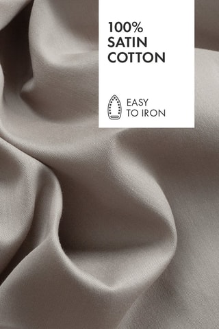 Lenzuolo sopra in cotone 80 fili/cm² Uni 1 Baratta - Taupe