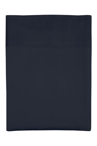 Lenzuolo sopra in cotone 80 fili/cm² Uni 1 baratta - Blu notte