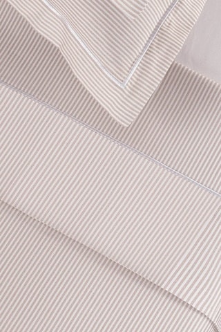 Lenzuolo sopra in raso di cotone 80 fili/cm² Lyon - Taupe