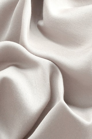 Parure lenzuola in raso di cotone 80 fili/cm² Uni - Taupe