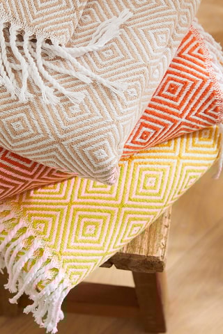 Plaid Milan - Arancione - 130 x 180 cm