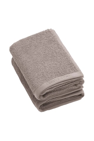 2 asciugamani - Marrone - 50 x 100 cm