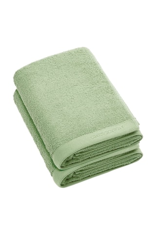 2 teli doccia - Verde prato - 70 x 140 cm