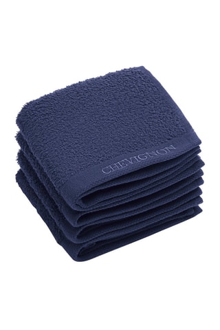 4 asciugamani Lagon - Navy - 30 x 30 cm