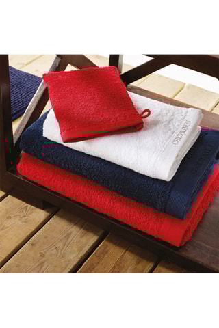 4 toalhas Lagon - Branco - 30 x 30 cm