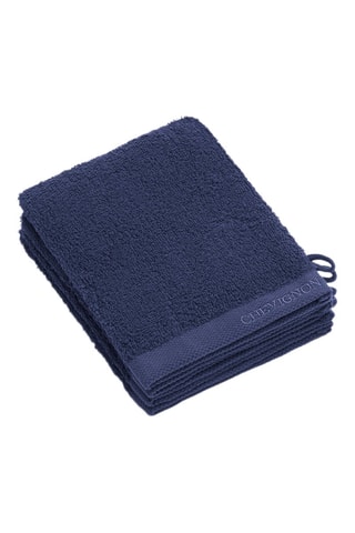 4 guanti da bagno - Navy