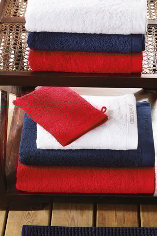 4 guanti da bagno - Navy