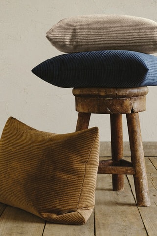 Copricuscino Corduroy - 
Blu - 30 x 50 cm