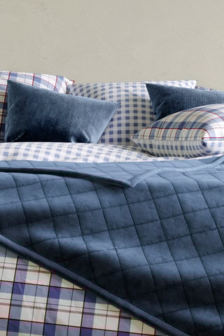 Copricuscino Corduroy - 
Blu - 30 x 50 cm