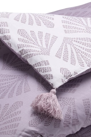 Trapunta in raso di cotone 80 fili/cm² Vibrance vegetale - Viola