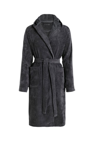 Accappatoio con cappuccio - Grigio scuro