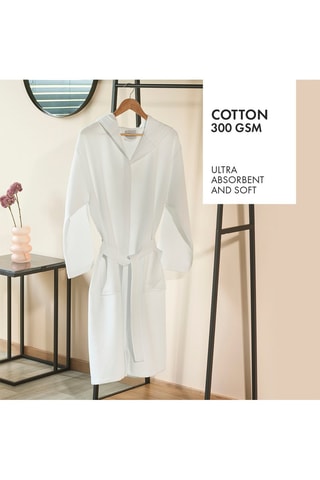 Roupão Colmeia - Branco