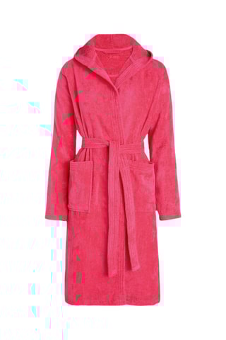 Roupão com capuz Fúcsia