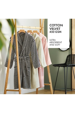 Accappatoio in velluto Cuba  - 
Blu scuro