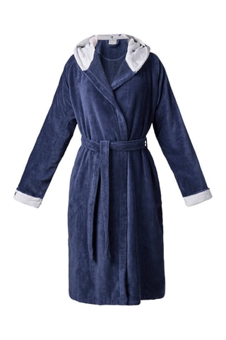 Accappatoio in velluto Canard Evy - Navy
