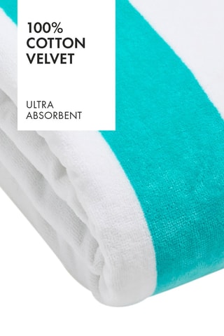 Telo bagno Pablo - Turchese - 90 x 180 cm