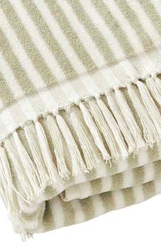 Telo mare a righe Cuba  - Verde - 90 x 180 cm