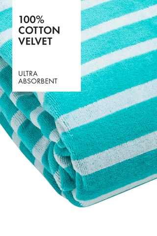 Telo bagno Diego - Turchese - 90 x 180 cm