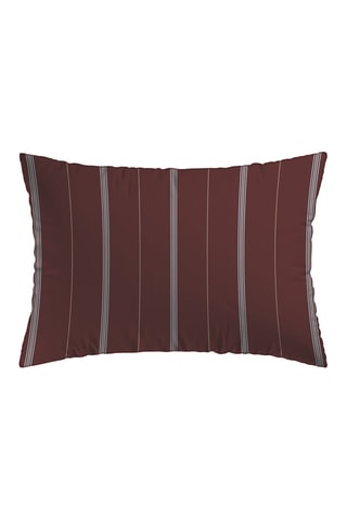 2 federe in raso di cotone Elior - 80 fili/cm² - Bordeaux