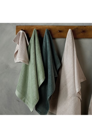 Telo bagno Lagon - Verde - 100 x 150 cm