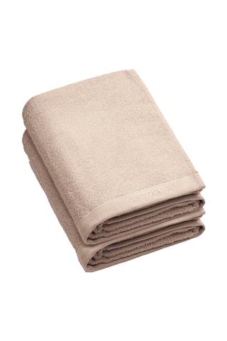 2 toalhas de banho Lagon - Toupeira - 70 x 140 cm