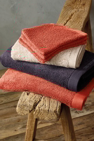 2 teli doccia Lagon - Corallo - 70 x 140 cm