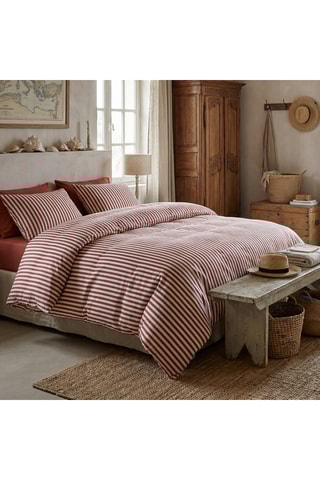 Parure copripiumino in raso di cotone Tyra - 80 fili/cm² - Rosso