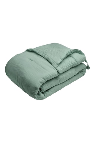 Trapunta Uni - Verde acqua - 140 x 200 cm