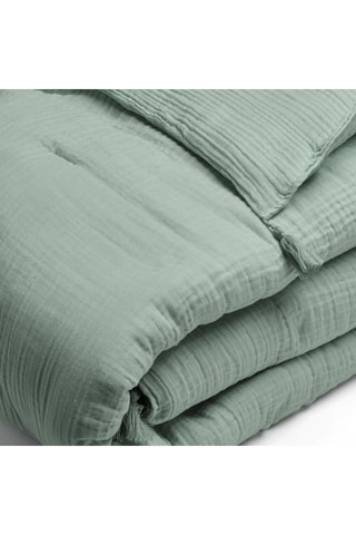 Trapunta Uni - Verde acqua - 140 x 200 cm