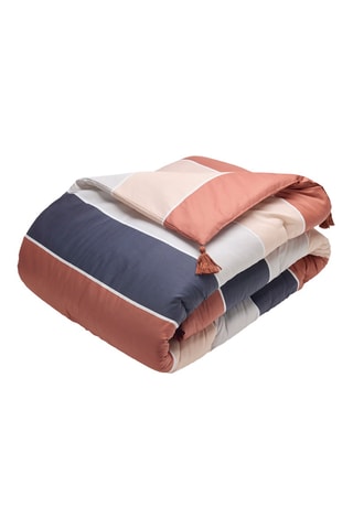 Trapunta in raso di cotone Terres douces - Beige - 140 x 200 cm