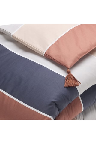 Trapunta in raso di cotone Terres douces - Beige - 140 x 200 cm