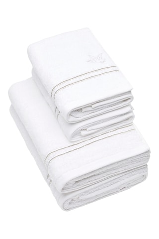 4 toalhas Jackson - Branco