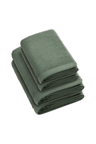 4 asciugamani Lagon - Verde