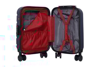 Valise cabine low cost (XS) Aigle - 46 cm  - Noir, rouge, bleu et argenté