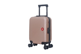 Valise cabine low cost (XS) Spiez - 46 cm - Noir, rouge, rose, doré et argenté