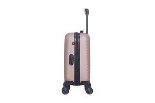 Valise cabine low cost (XS) Spiez - 46 cm - Noir, rouge, rose, doré et argenté