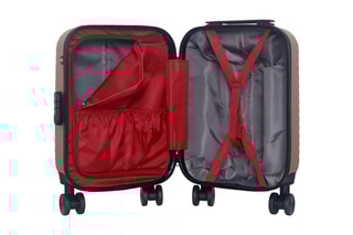 Valise cabine low cost (XS) Spiez - 46 cm - Noir, rouge, rose, doré et argenté