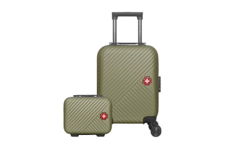 Valise cabine low cost (XS) et vanity Spiez - 46/23 cm  - Vert