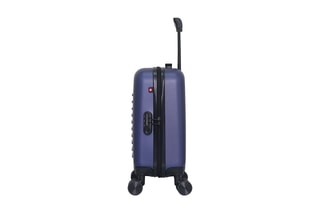 Valise cabine low cost (XS) et vanity Wil - 30/46 cm - Bleu